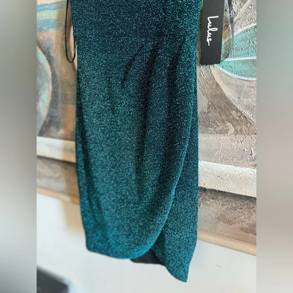 Lulus NWT metallic Mini dress - Picture 4 of 6